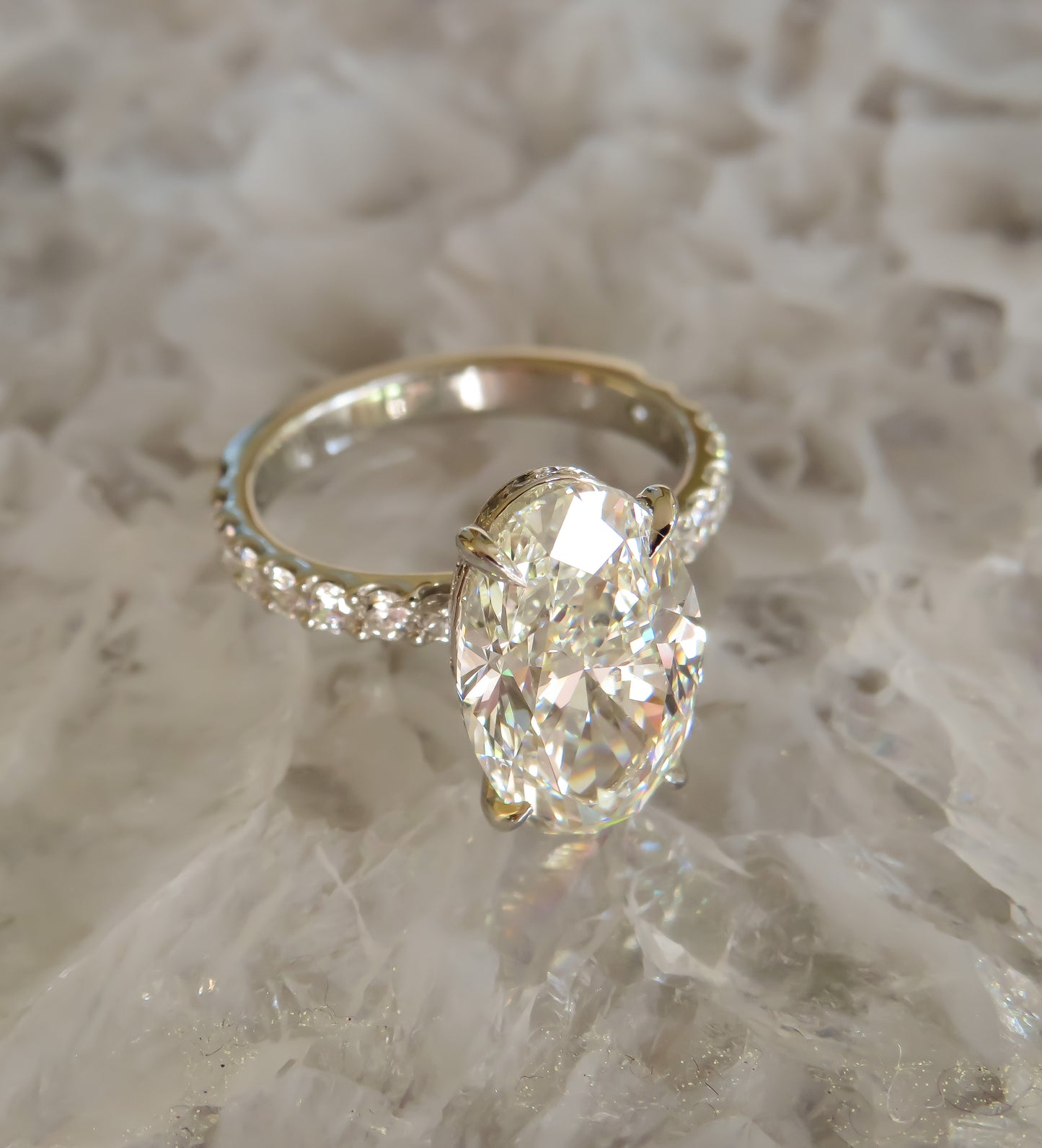 4.01 Carat GIA Certified Diamond Ring in Platinum