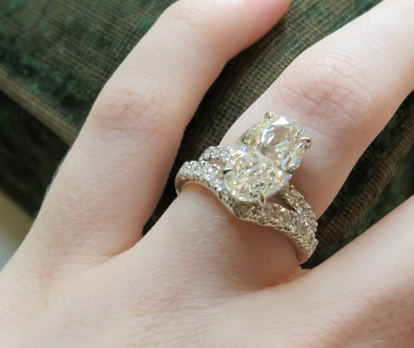 4.01 Carat GIA Certified Diamond Ring in Platinum