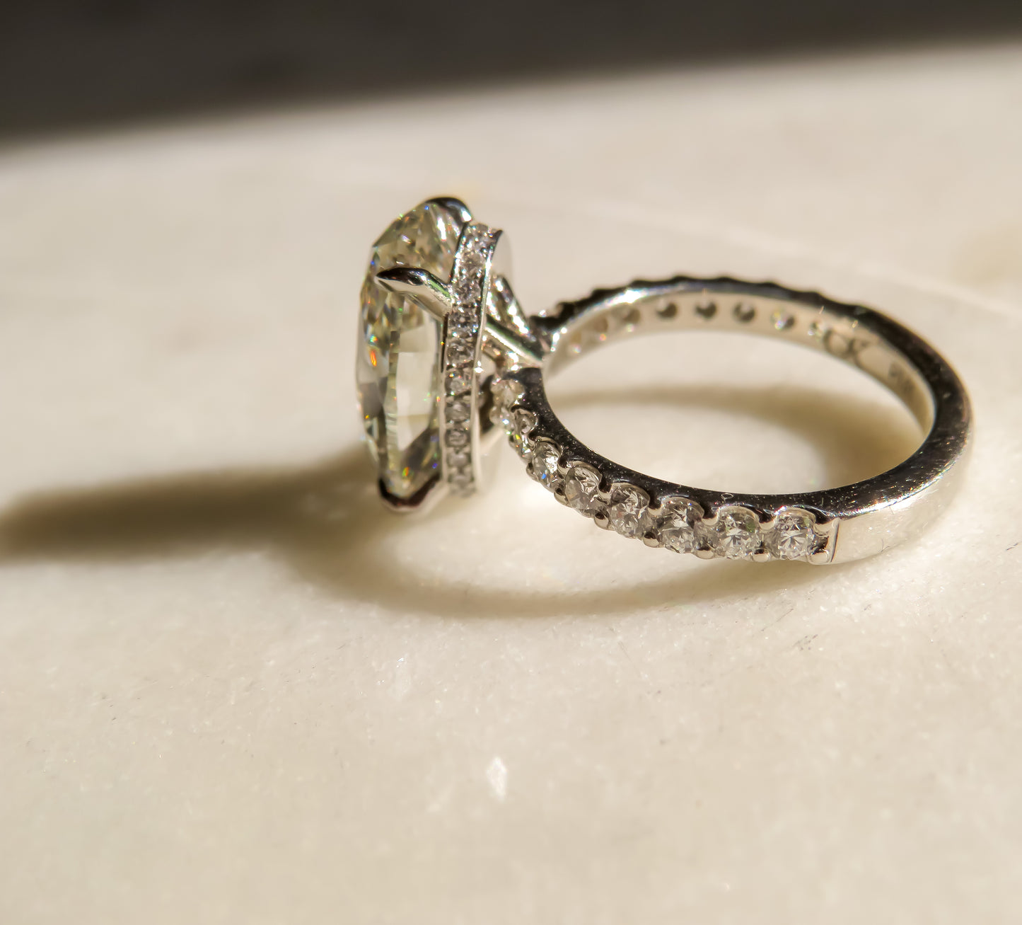 4.01 Carat GIA Certified Diamond Ring in Platinum