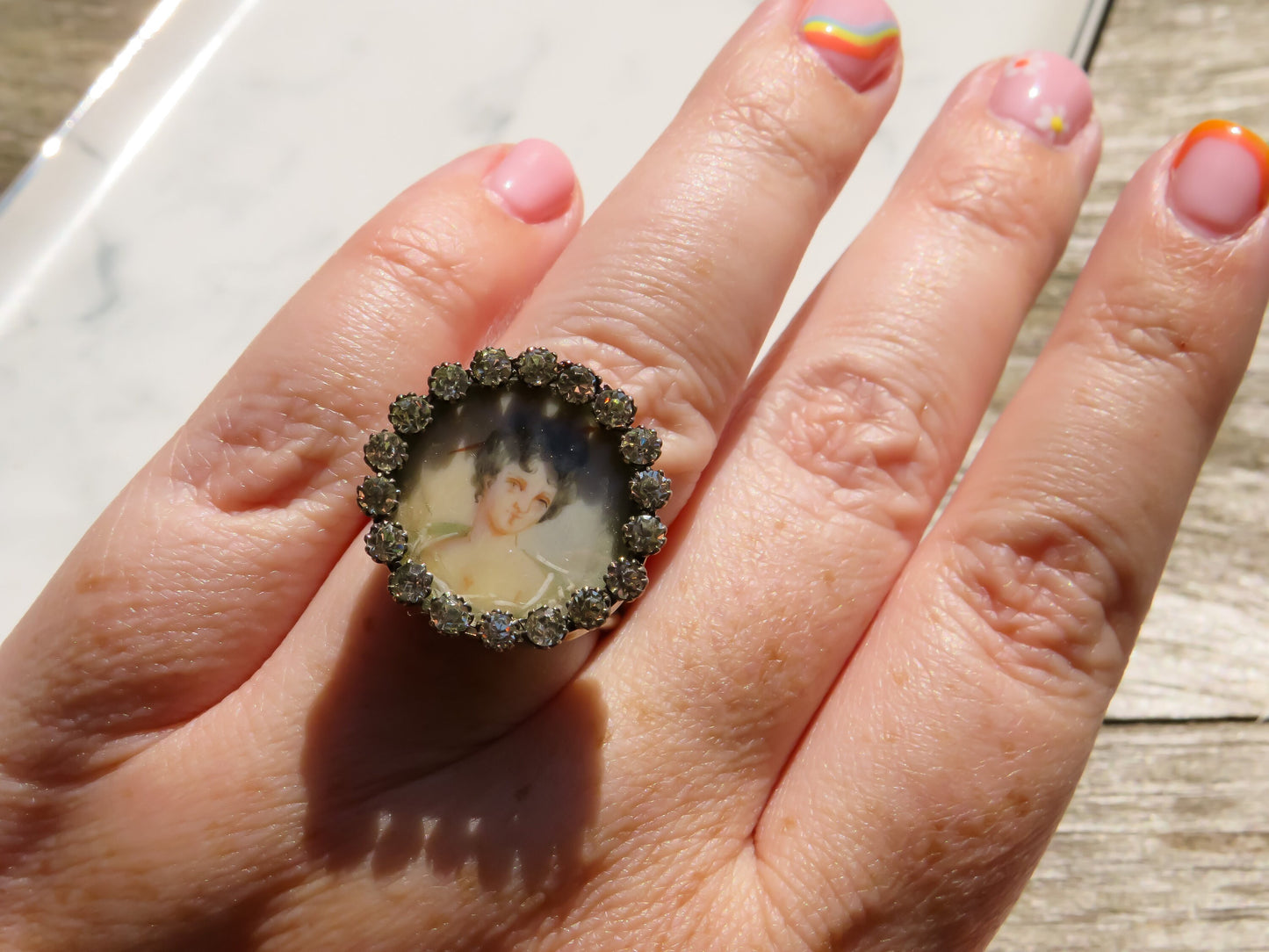 Portrait Miniature Conversion Ring
