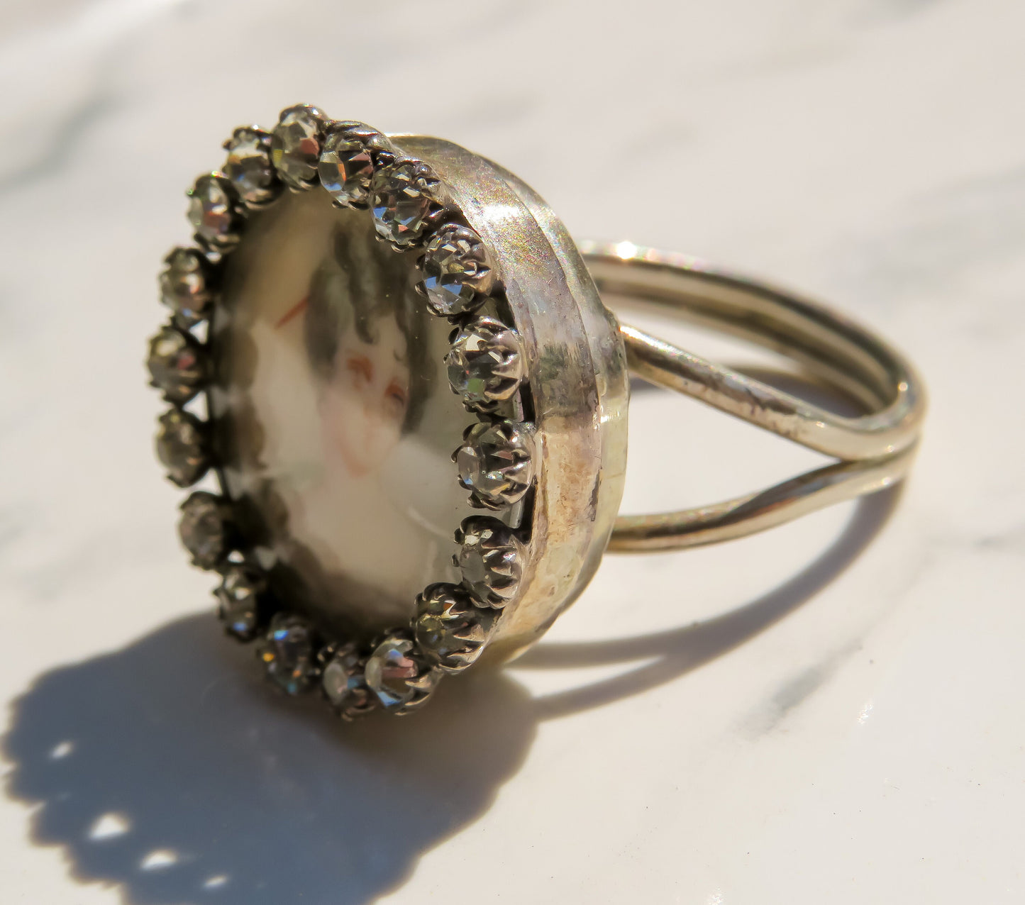 Portrait Miniature Conversion Ring