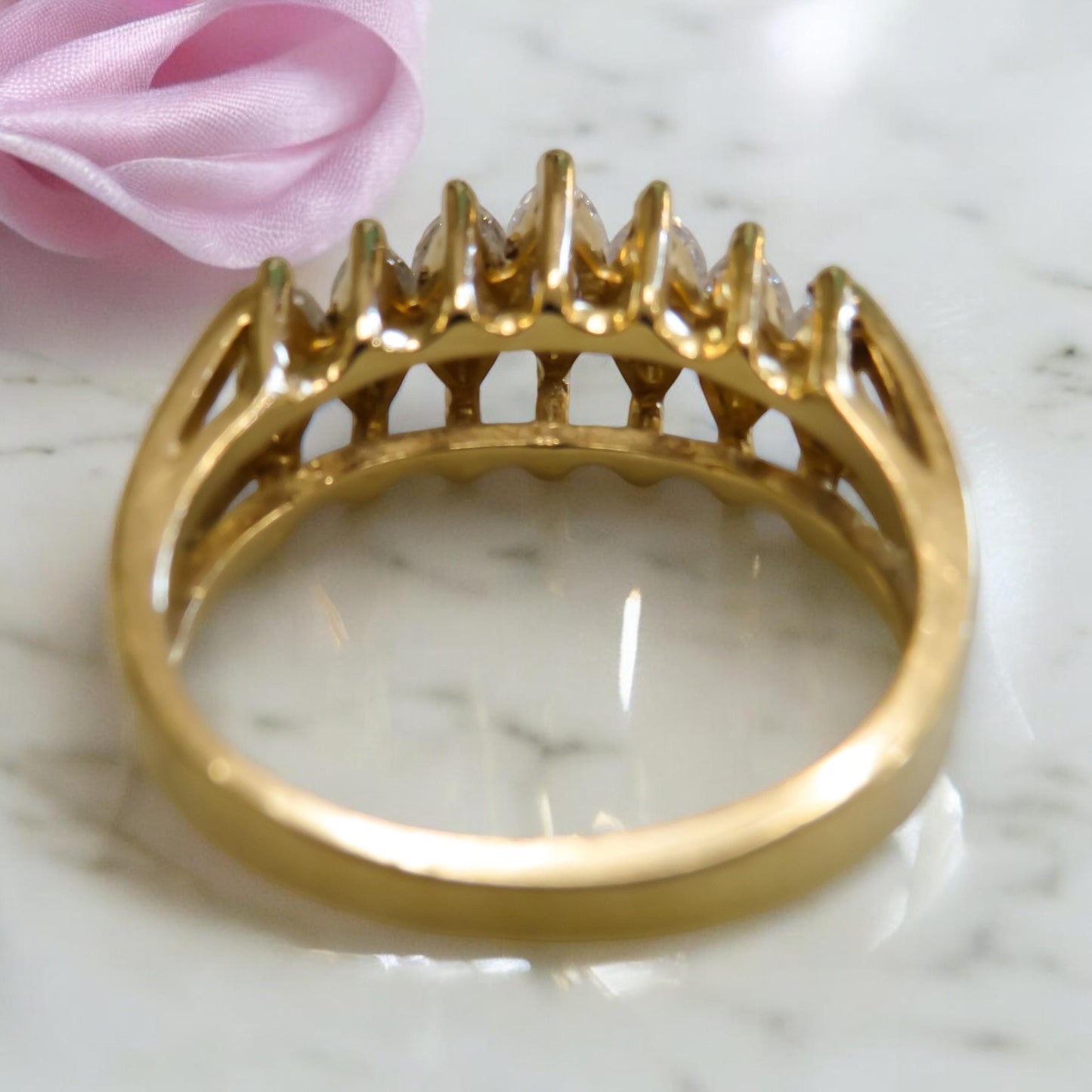 Vintage Marquise Diamond Band