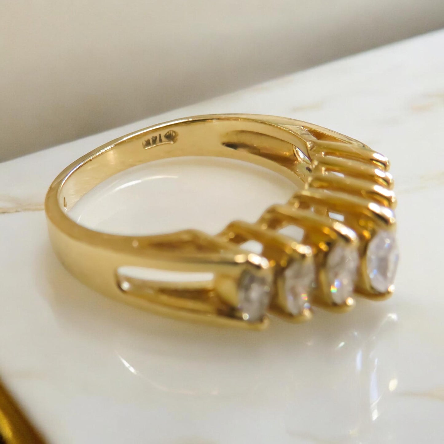 Vintage Marquise Diamond Band