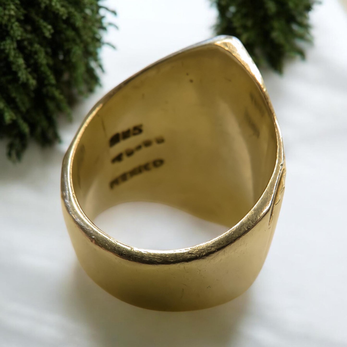 Sterling Silver Shield Ring