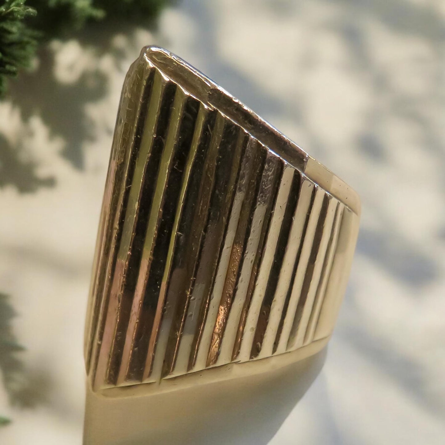 Sterling Silver Shield Ring