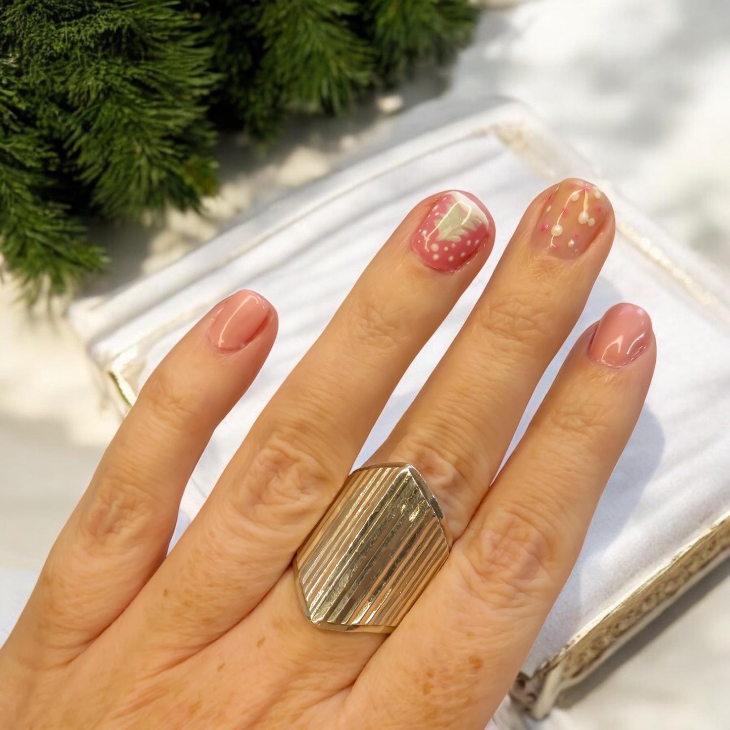 Sterling Silver Shield Ring