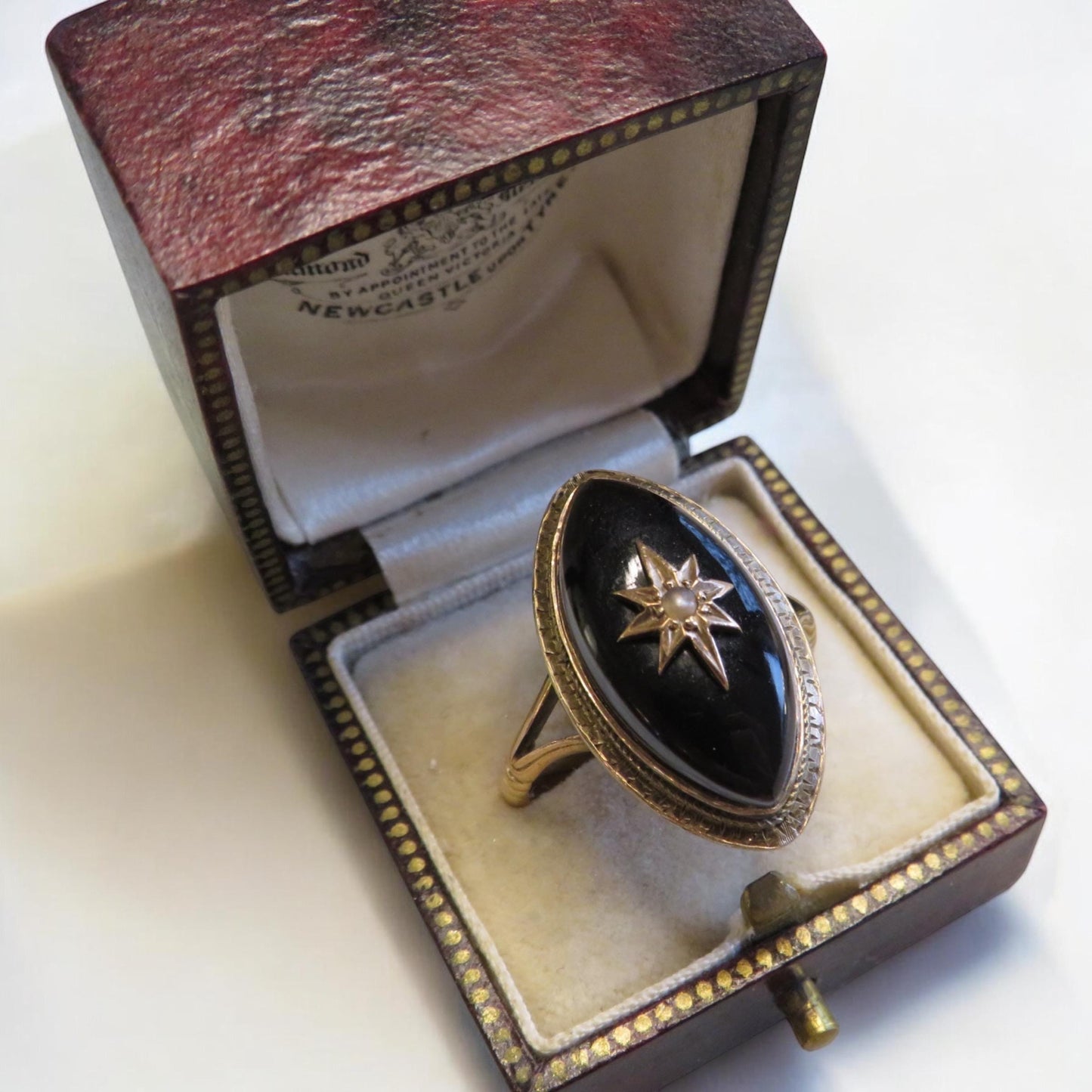 Victorian Nicolo Onyx Ring