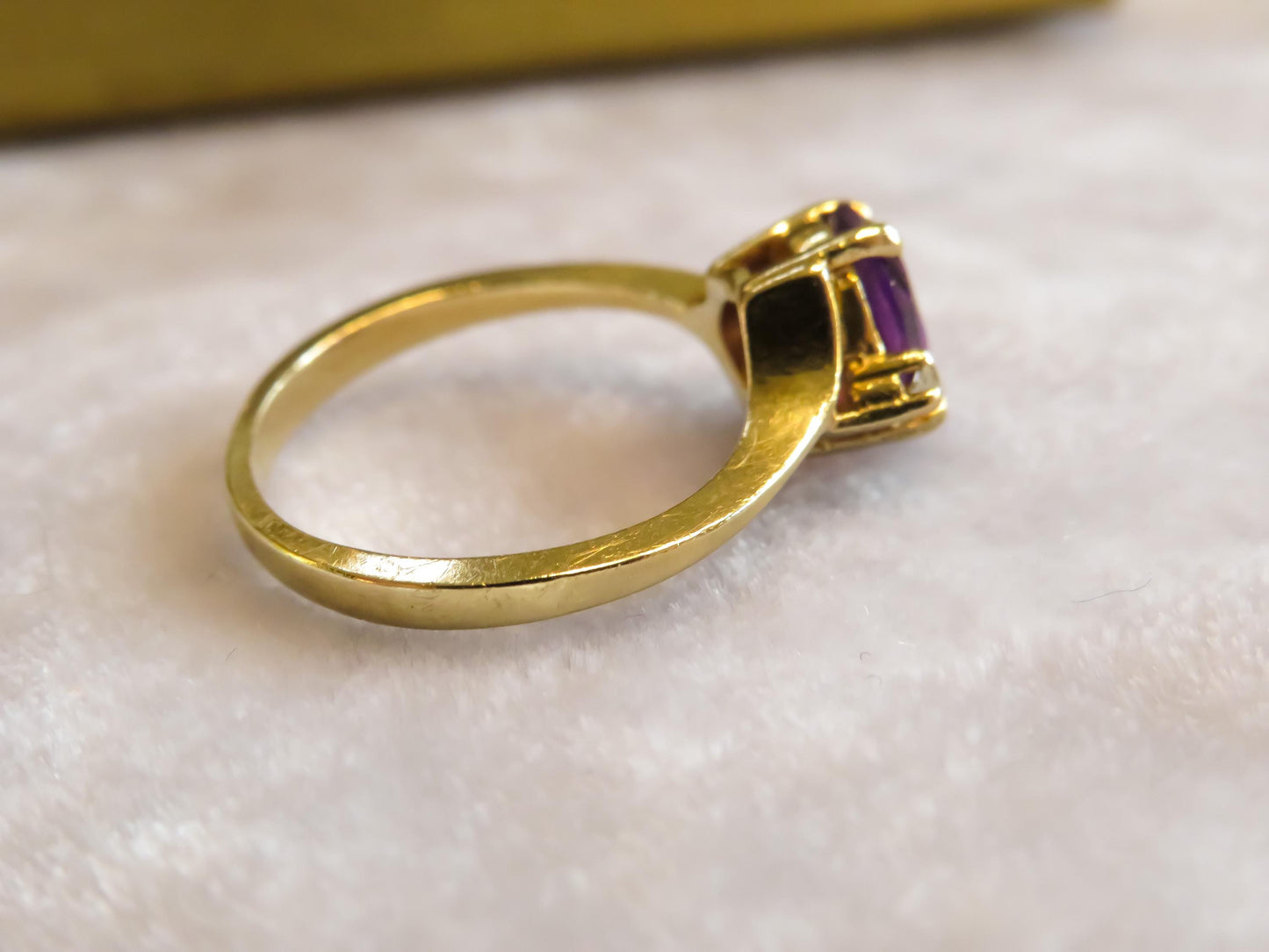 Amethyst and Diamond Ring