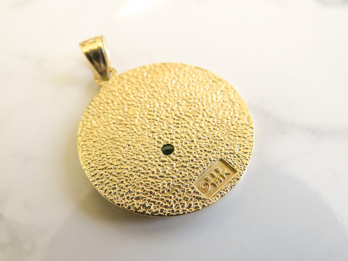Estate Roberts & Belk Virgo Medallion in 14K Gold
