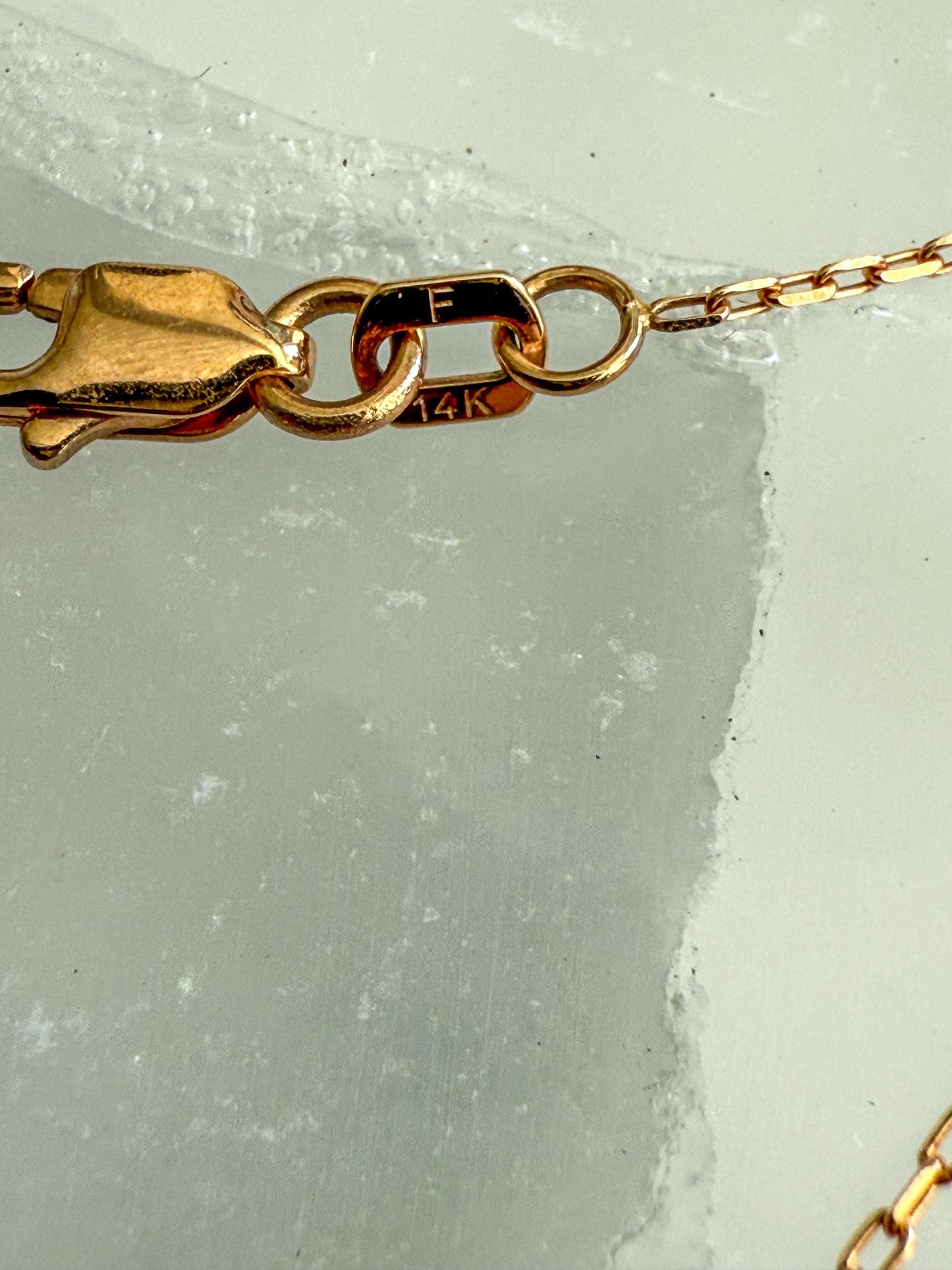 14K Rose Gold Heart Necklace with Natural Pink & White Diamond Pendant