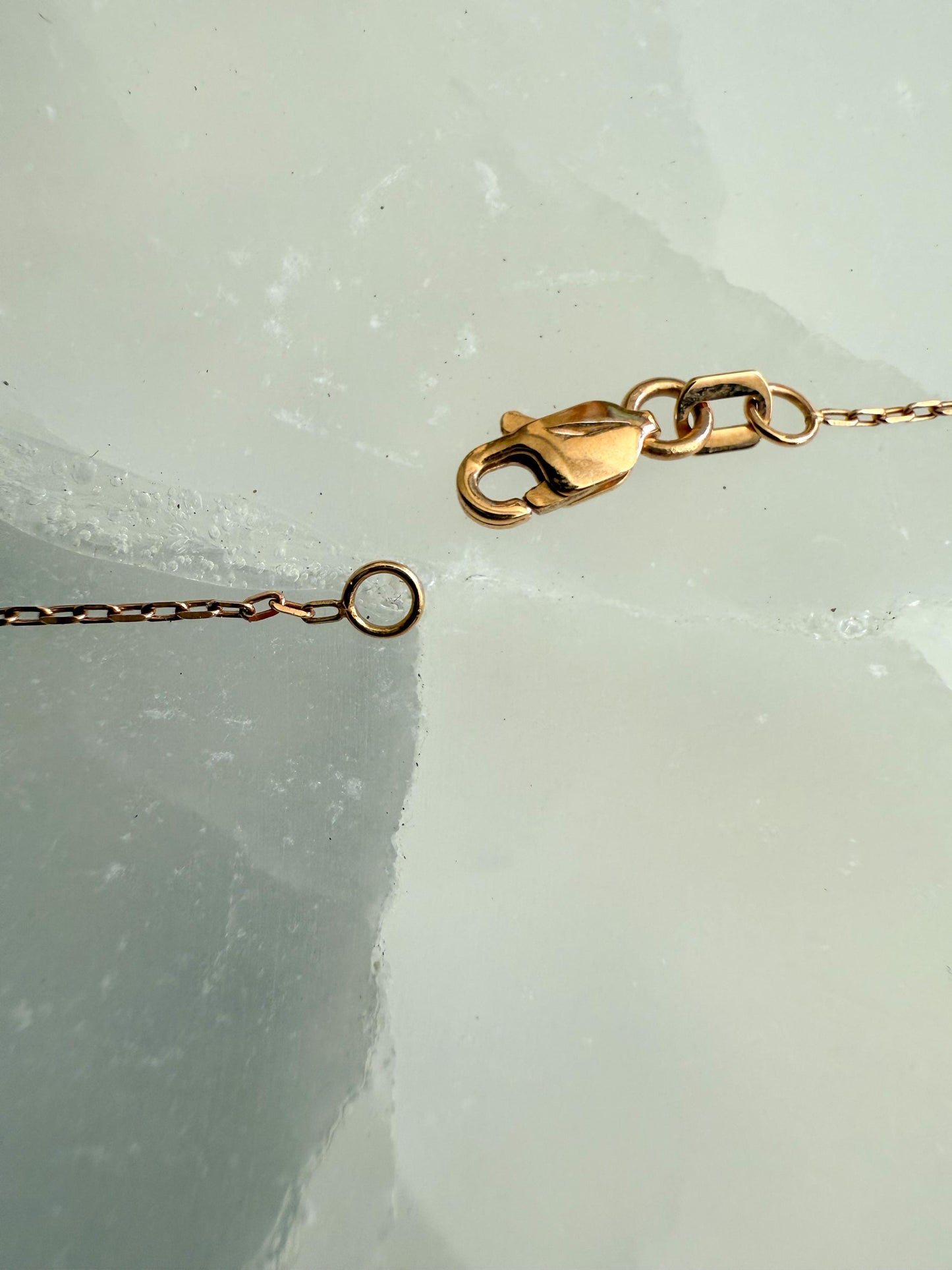 14K Rose Gold Heart Necklace with Natural Pink & White Diamond Pendant