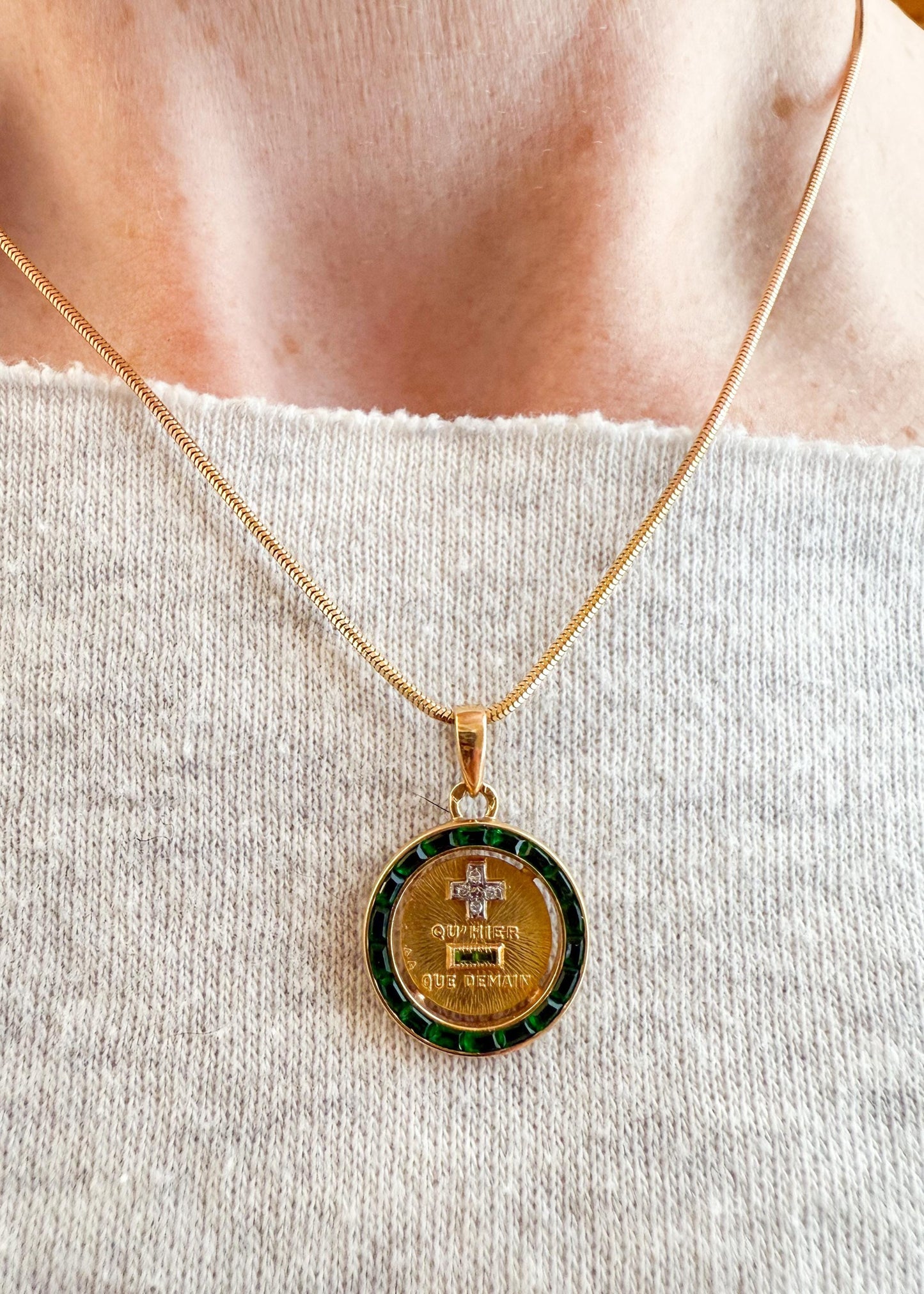 18K Gold Augis Medal