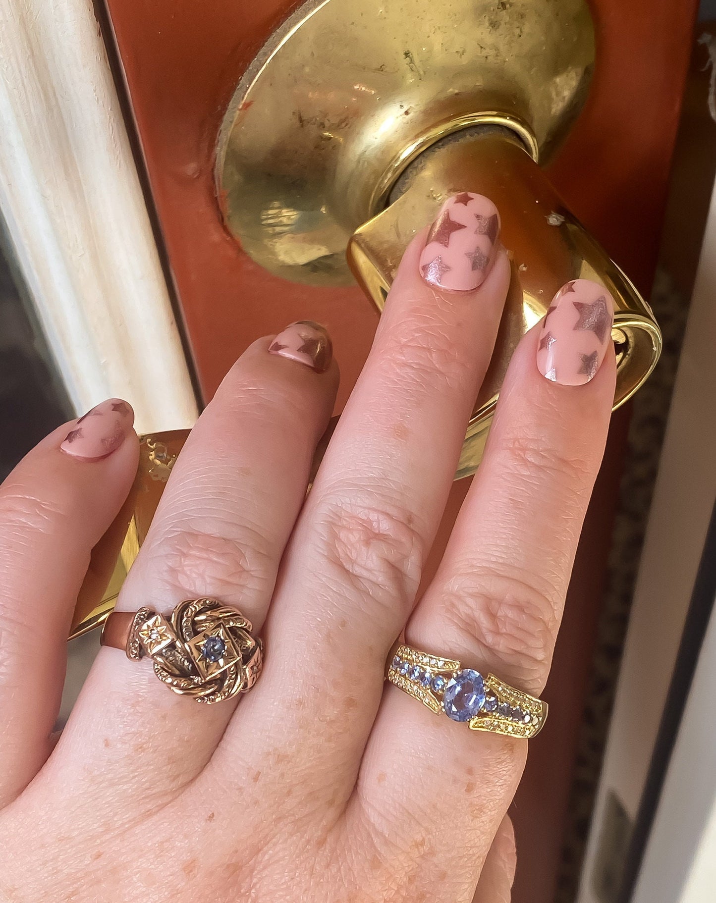 Vintage Estate Periwinkle Sapphire Ring