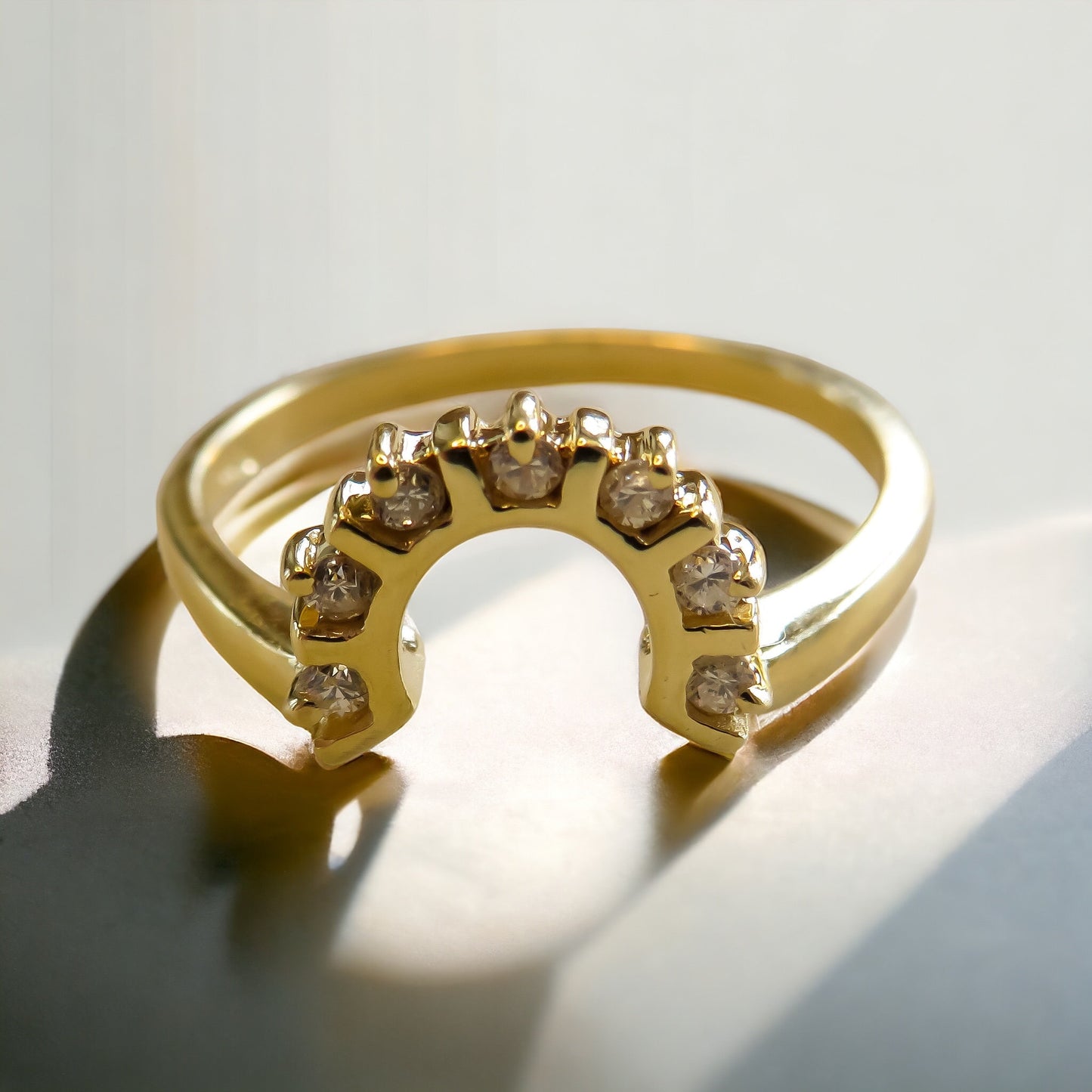 Diamond Sunrise Ring