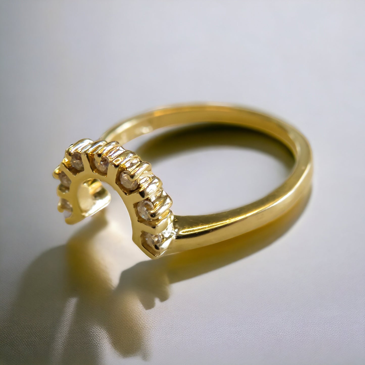 Diamond Sunrise Ring