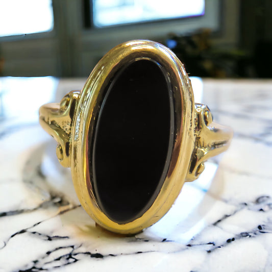 Antique Onyx Ring