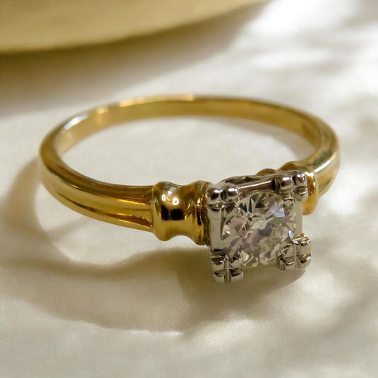 Old European Cut Engagement Ring