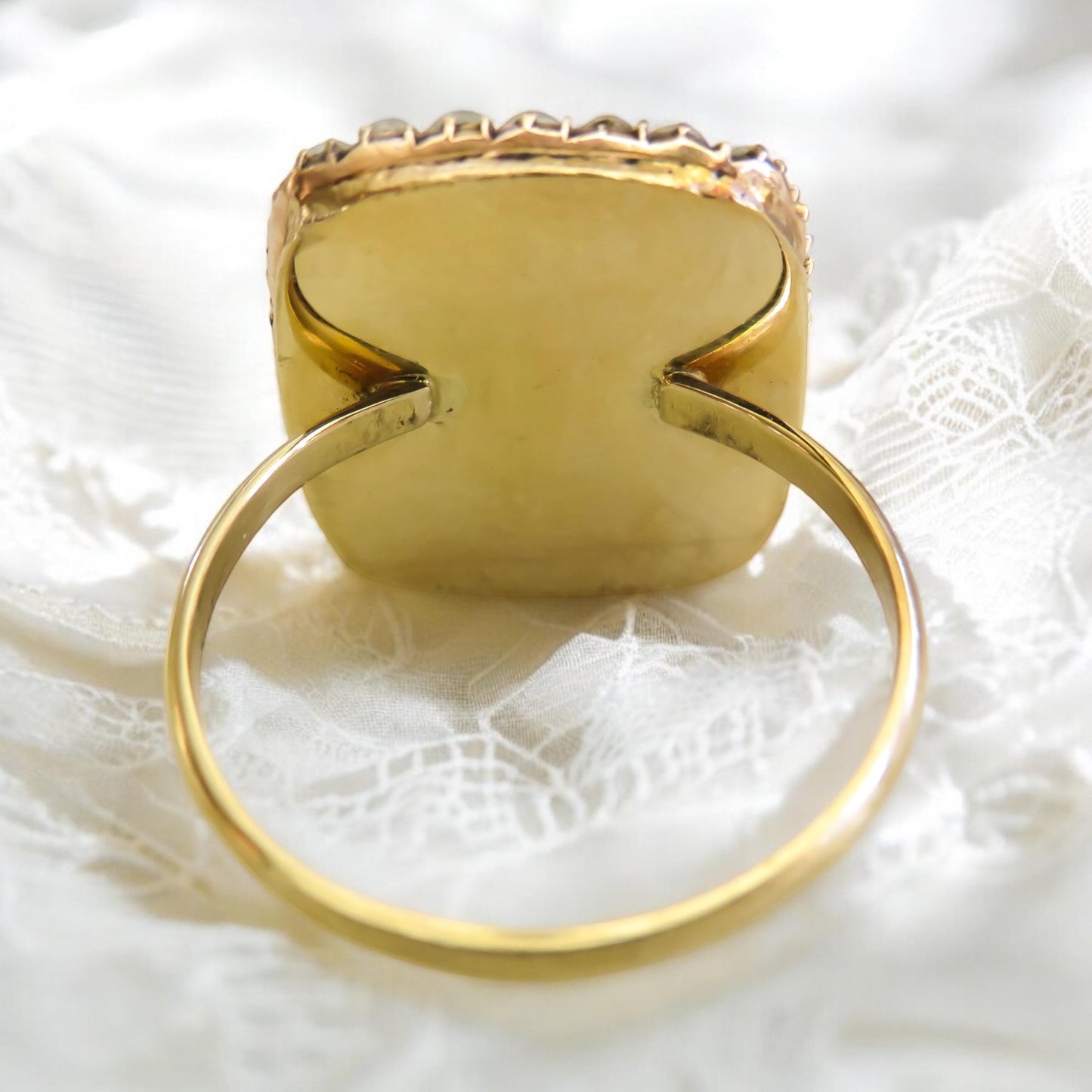 Antique Urn Motif Mourning Ring