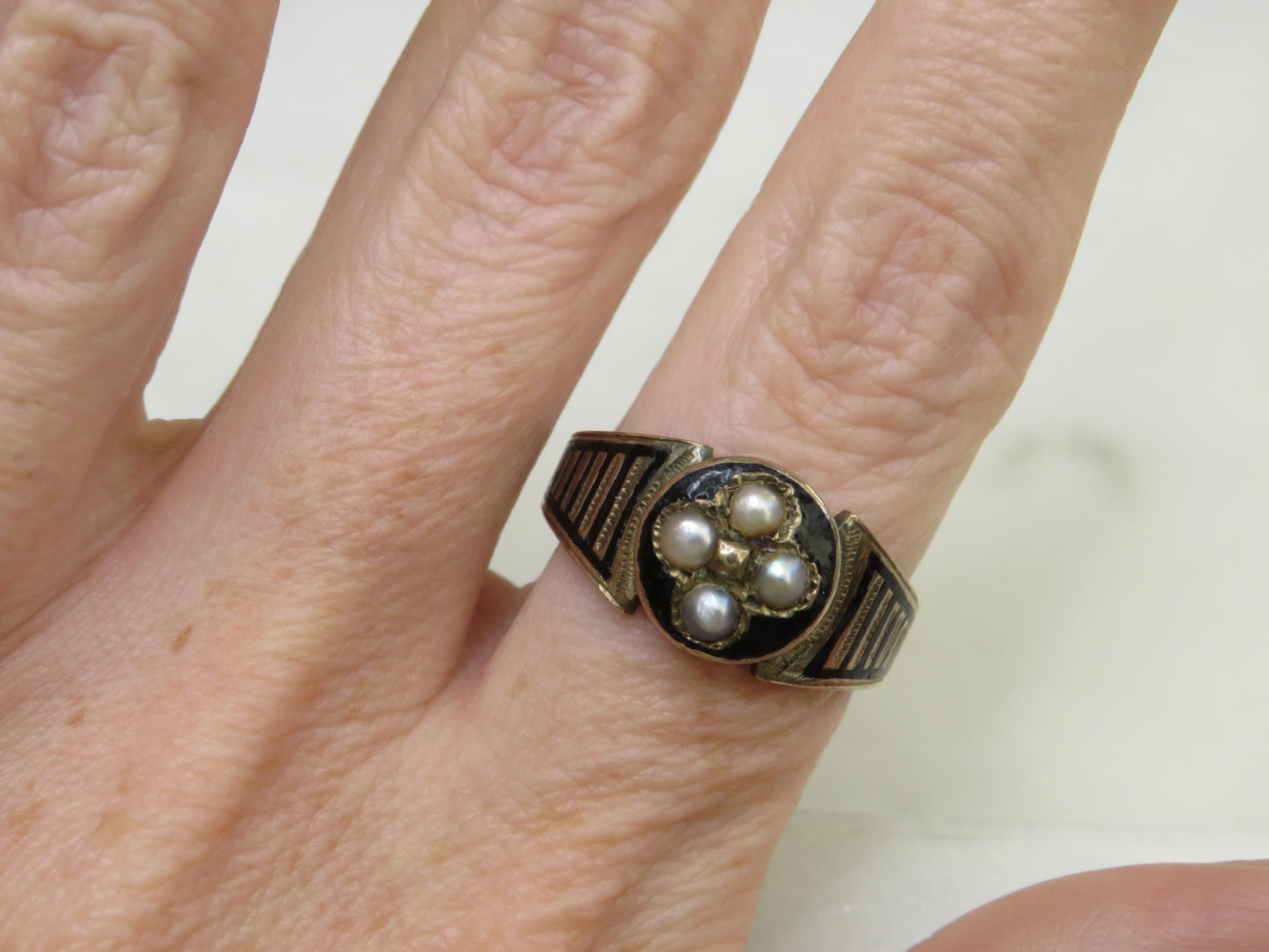 Mourning Ring with Hidden Locket