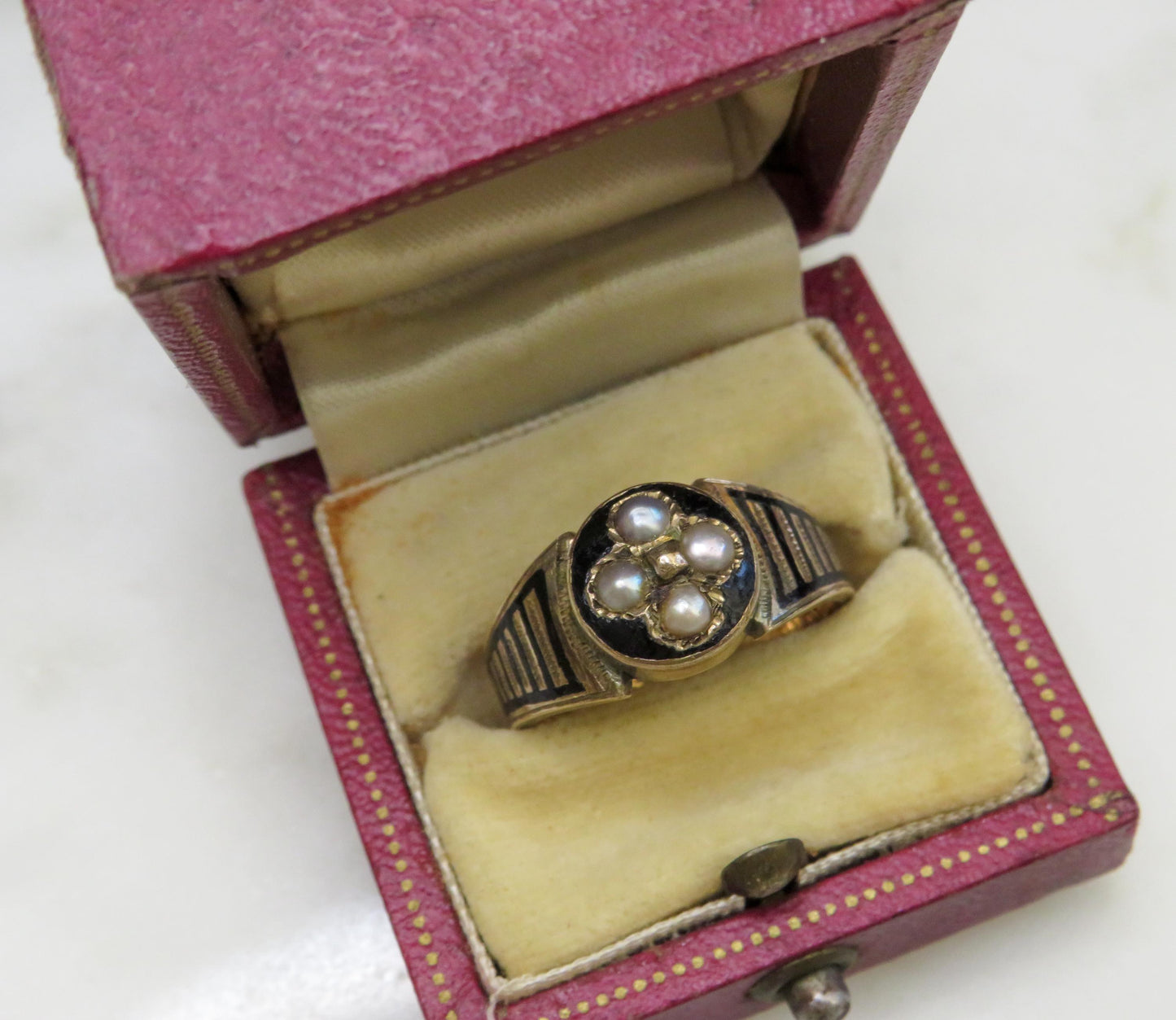 Mourning Ring with Hidden Locket