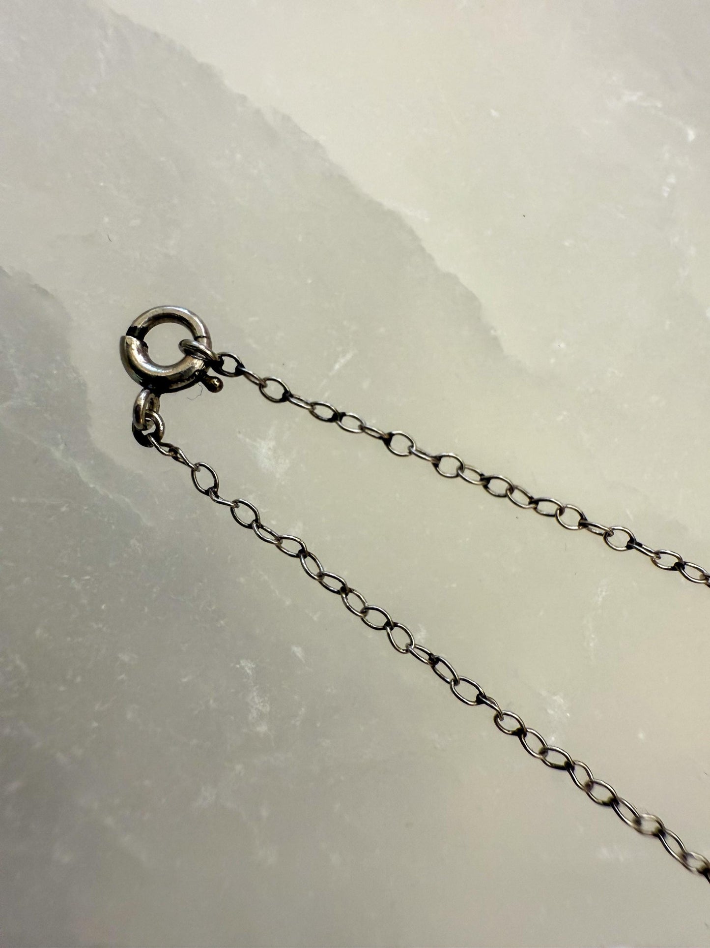 Edwardian Platinum Diamond Necklace | 2ct Old Mine & European Cuts | Antique Filigree Pendant