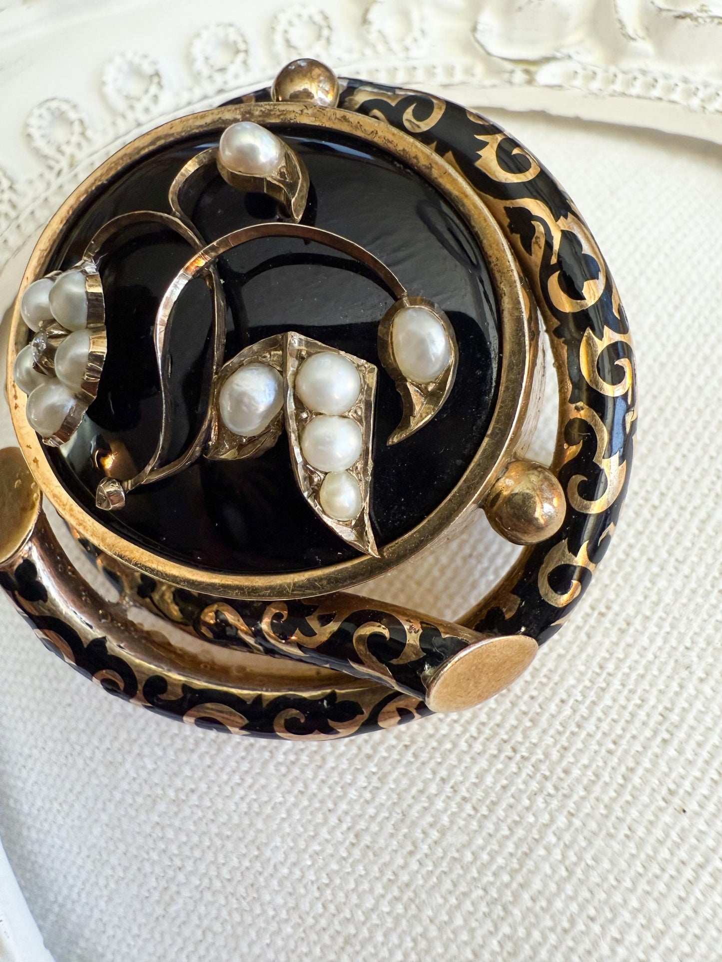 Victorian Mourning Brooch