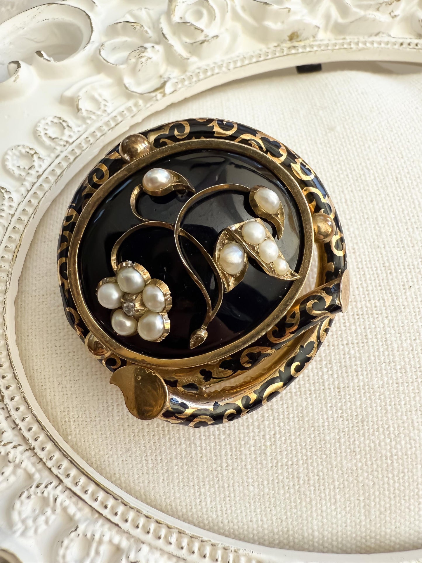 Victorian Mourning Brooch