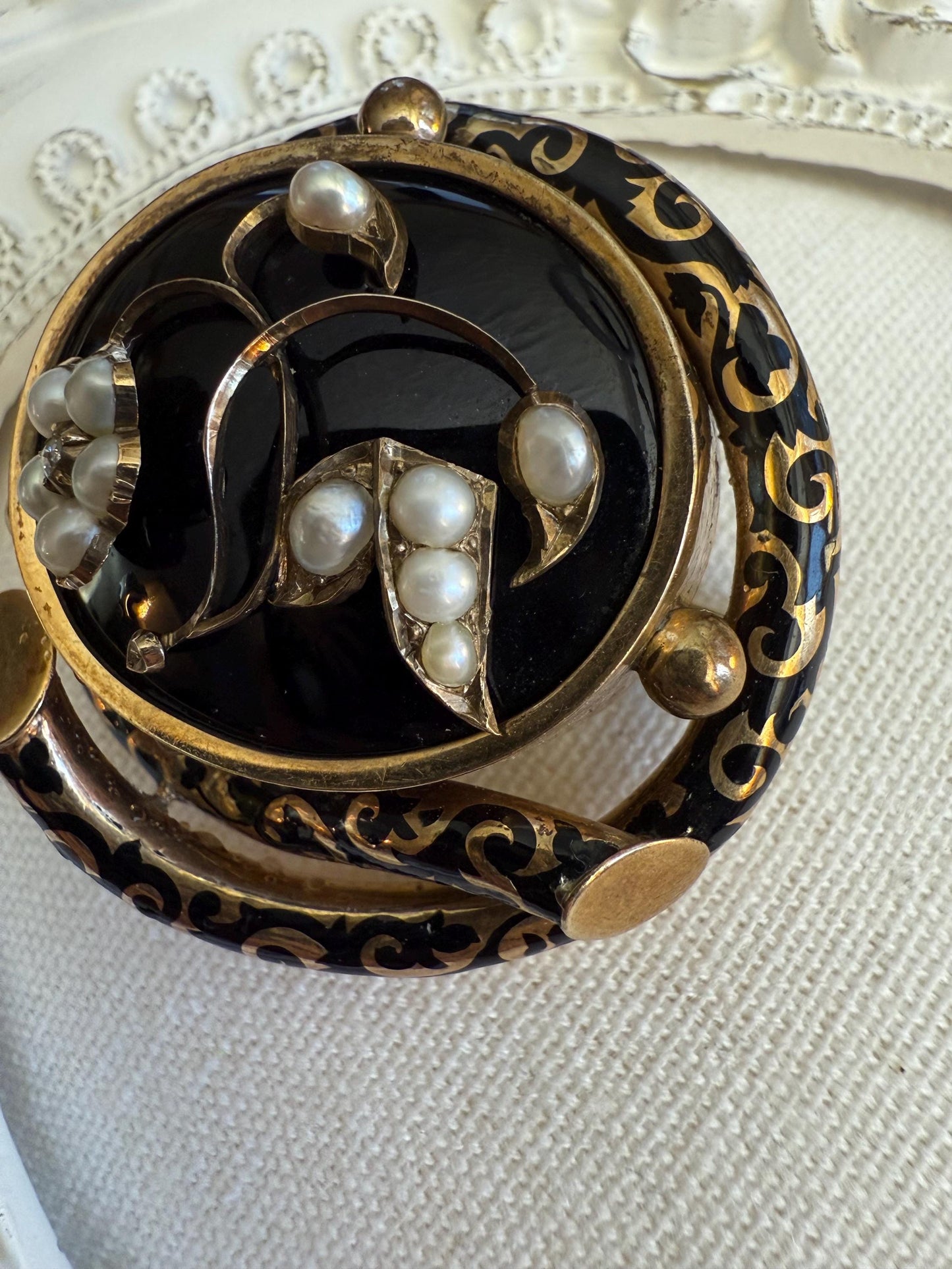 Victorian Mourning Brooch