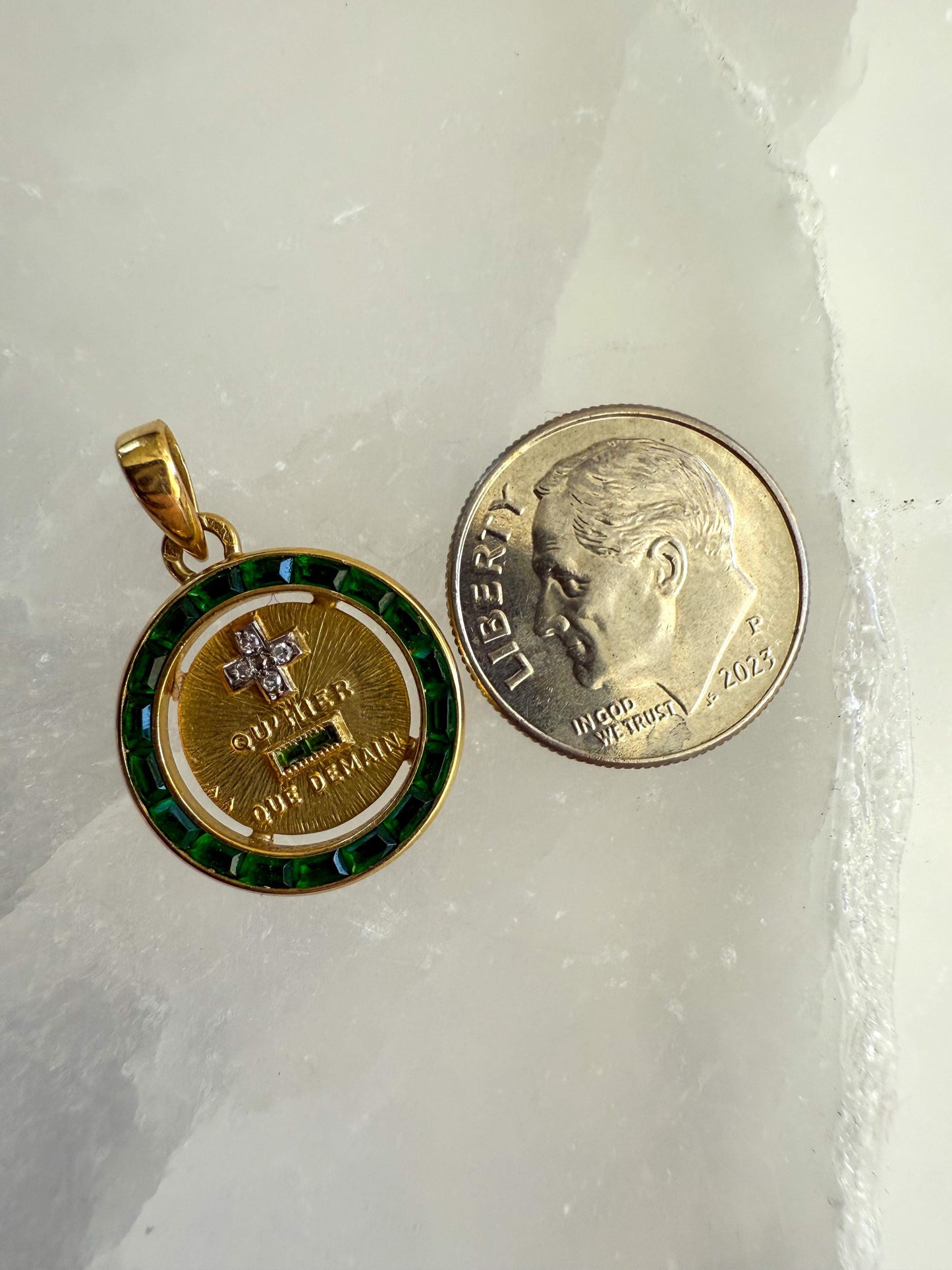 18K Gold Augis Medal