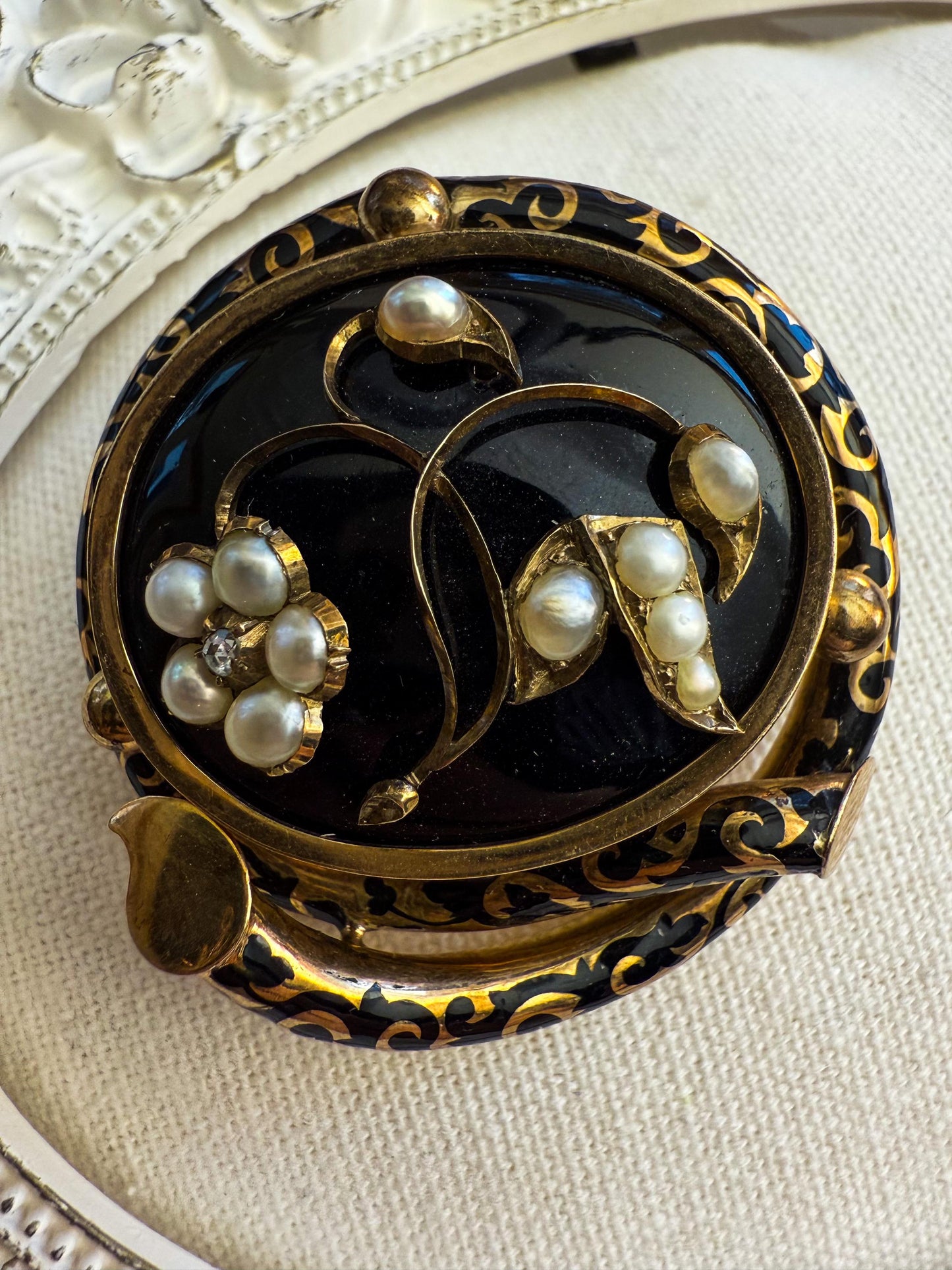Victorian Mourning Brooch