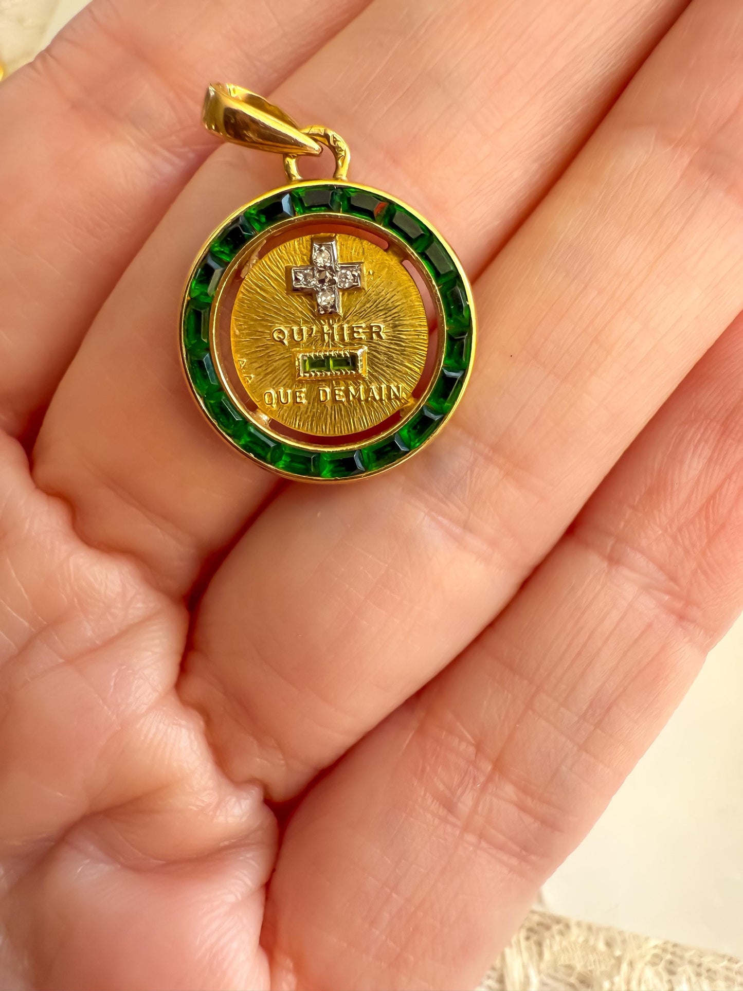 18K Gold Augis Medal