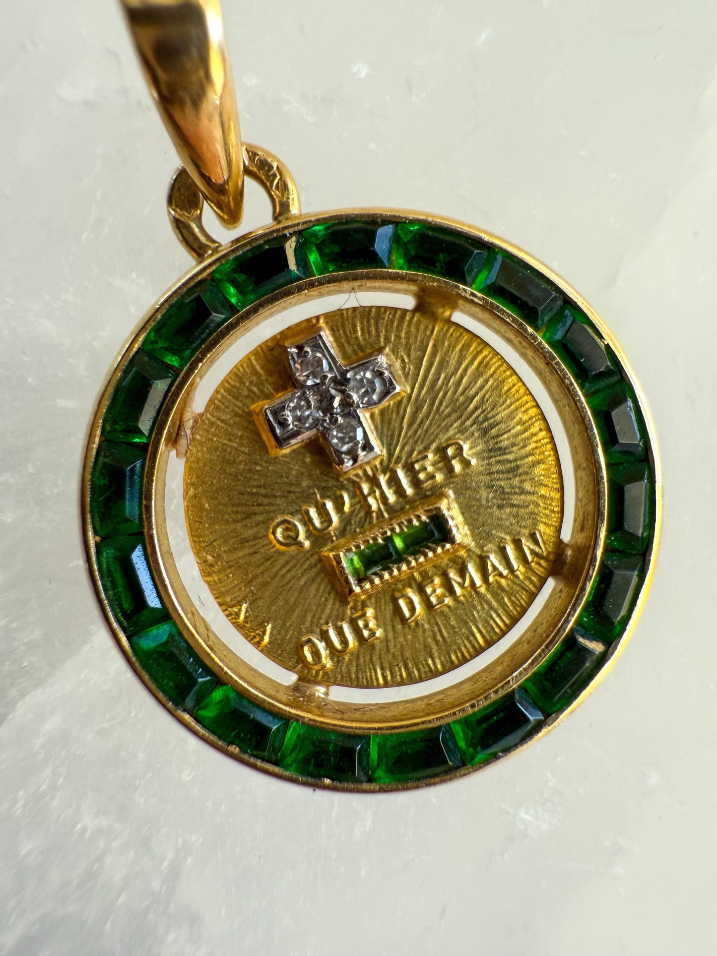 18K Gold Augis Medal