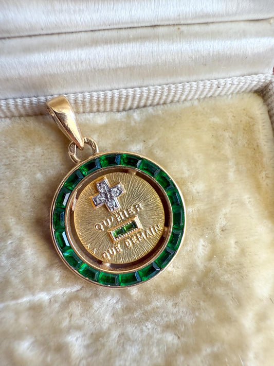 18K Gold Augis Medal