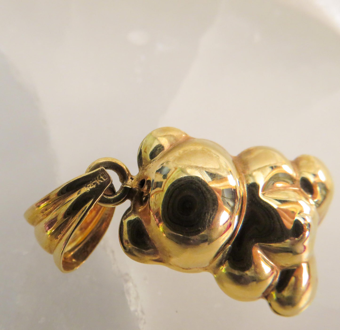 Adorable 14K Gold Bear Pendant