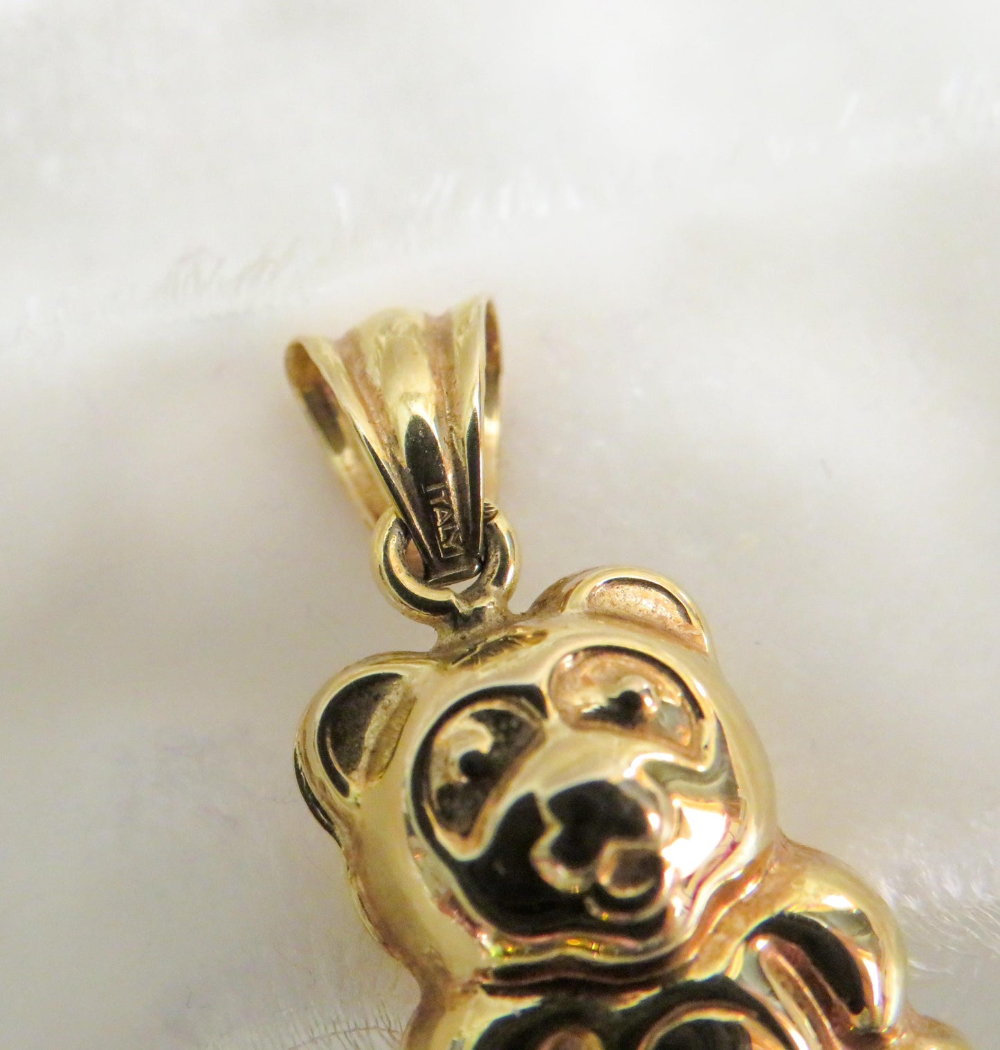 Adorable 14K Gold Bear Pendant