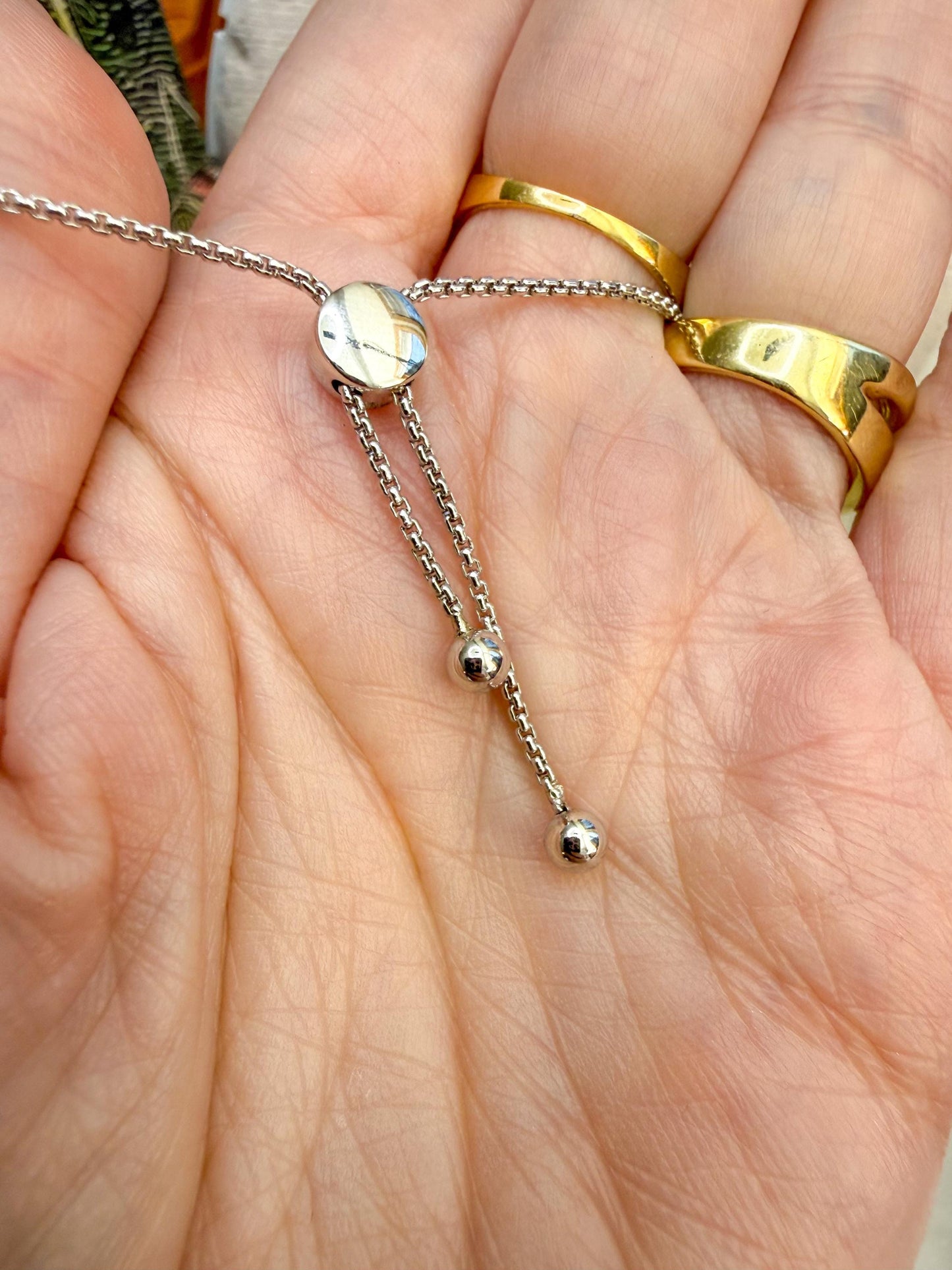 14K White Gold Diamond Tennis Bracelet