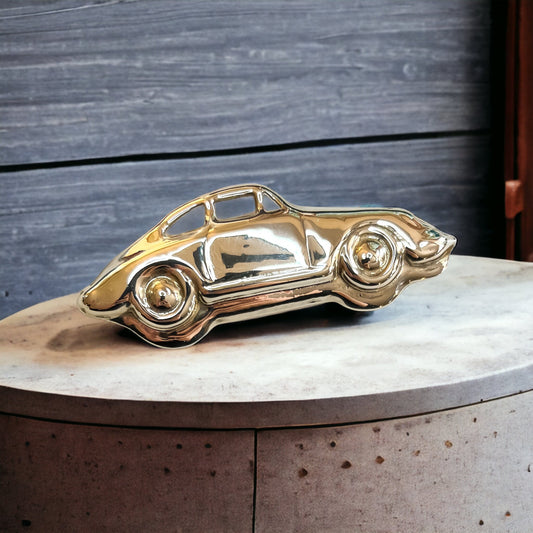 Vintage Silver Porsche Brooch