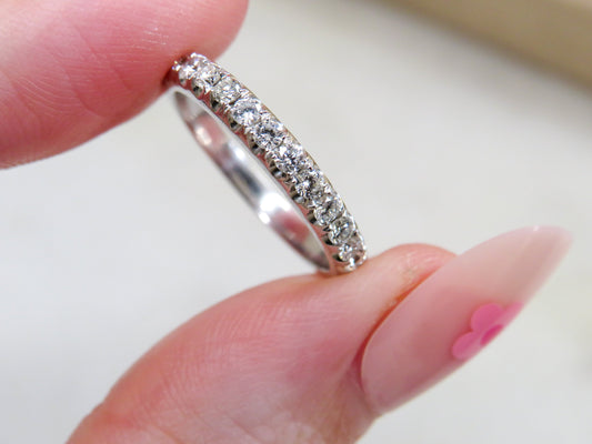 Vintage Diamond Half Eternity Band